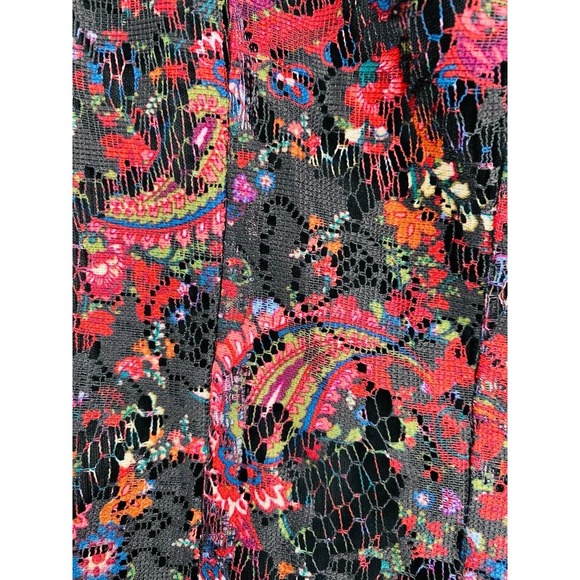 NEW Dress Barn Multicolored Lace Overlay Sleeveless Dress Woman Size 16‎ NWT - Picture 2 of 10